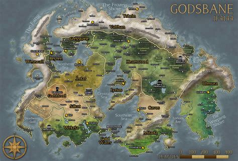 Posted this in r/worldbuilding ages ago, but thought I'd share it here. First map I've ever made ...