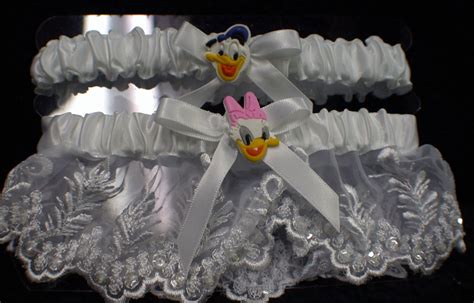 DISNEY Donald Daisy Duck Wedding Garter Arm Band Lot Small to - Etsy