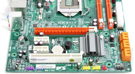 ECS H55H-M motherboard review - Product Gallery