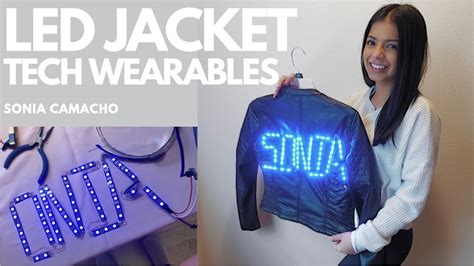 LED LIGHT JACKET | TECH WEARABLES | FASHION & TECH - YouTube