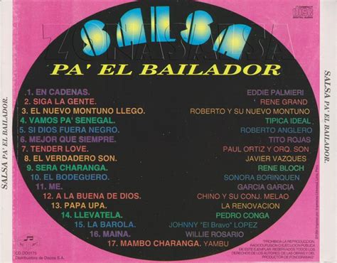 Va. Salsa pa' el bailador-flac