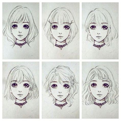 Gợi ý các cách vẽ kiểu tóc ngắn đẹp ? | Manga hair, Drawings, Short ...