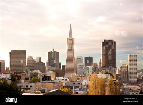 Skyline of Financial district, San Francisco, California, USA Stock ...