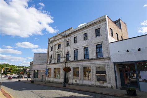 Pawtucket Historic Downtown, Rhode Island, USA Editorial Stock Photo - Image of central, history ...