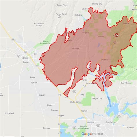 Camp Fire California Map – Map Of The Usa With State Names