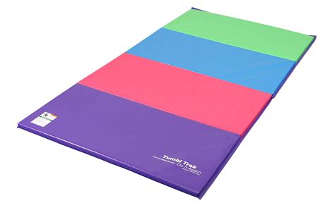 Tumbl Trak Folding Gymnastics Mat 4ft x 8ft Bright Pastel | eBay