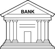 bank clipart outline - Clip Art Library
