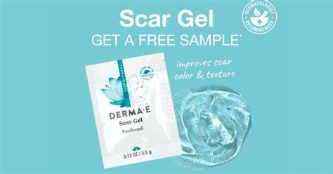 Free DERMA E Scar Gel Sample (Facebook Required) - Julie's Freebies