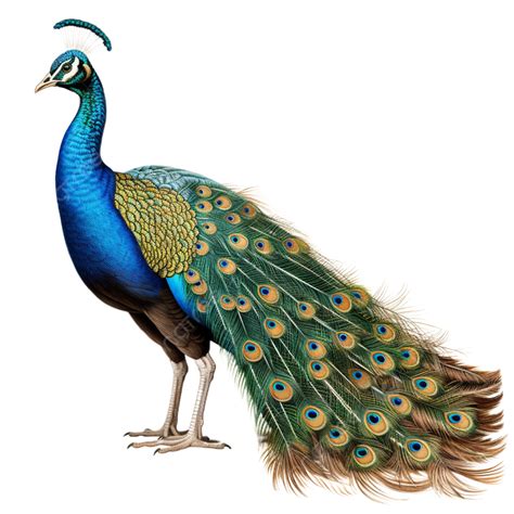 The Indian Peafowl Peacock In A Relaxing Copy, Feathers, Bird, Wings ...