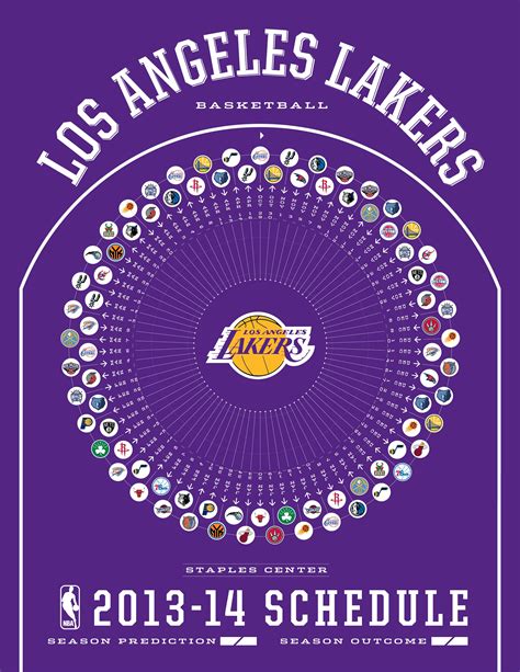 Printable Lakers Schedule