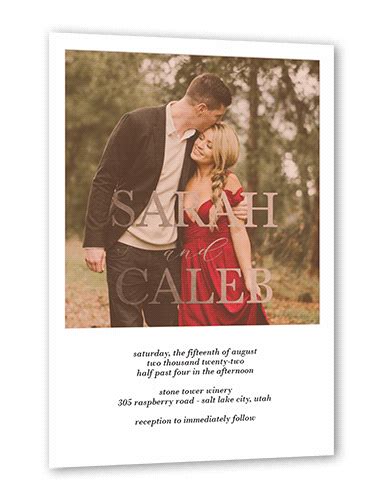 Brilliant Overlay 5x7 Card by Yours Truly | Shutterfly