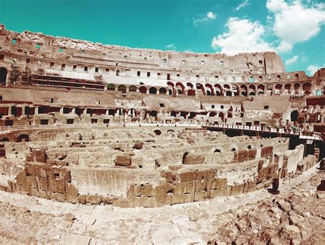 Free Photo | Inside the roman colosseum