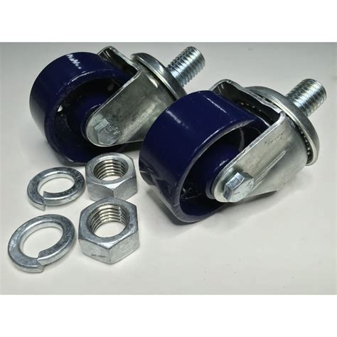 Floor Jack Casters (OEM Blue - 2 Pcs) for Lincoln, Walker - 93642 ...