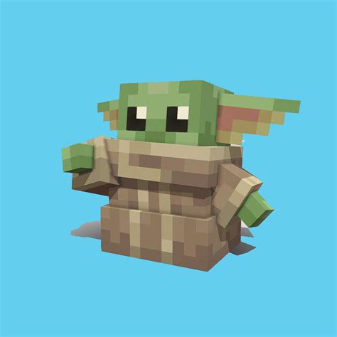 Baby Yoda Minecraft Skin - Movie Wallpaper