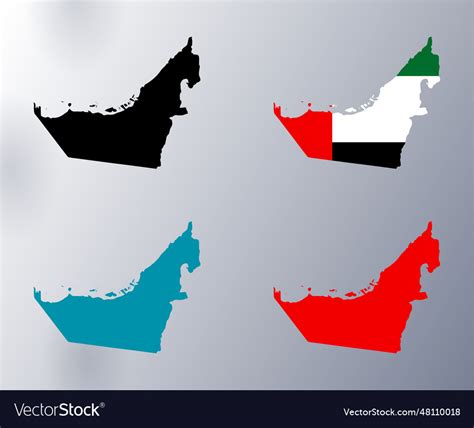 Dubai map Royalty Free Vector Image - VectorStock