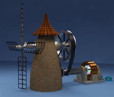 windmill 3d model