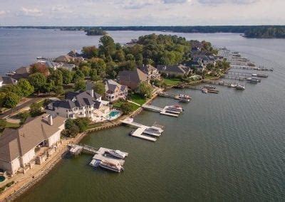 Lake Norman is largest man-made in NC and is bordered by 5 towns