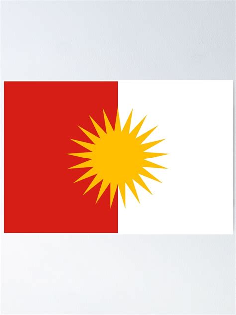 "Yezidi Flag" Poster for Sale by mo91 | Redbubble