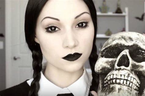 Wednesday Addams | Halloween Makeup Tutorial | Halloween makeup diy ...