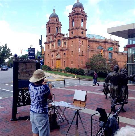 Painting Demonstration at the Basilica of St. Lawrence – Lisa Blackshear