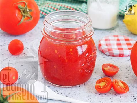 Mermelada de tomate · El cocinero casero - Básicos y algo más