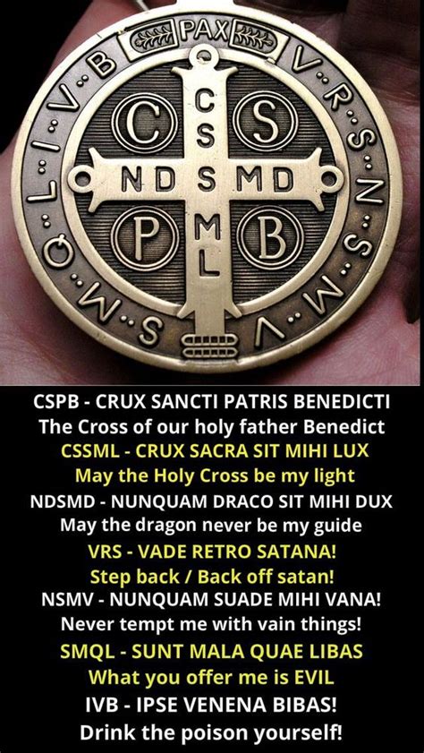 The Miraculous Medal of Saint Benedict