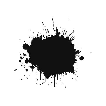 Black Paint Splash Png