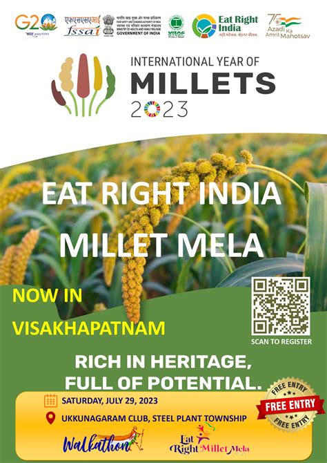 EAT RIGHT INDIA - WALKATHON & MILLET MELA