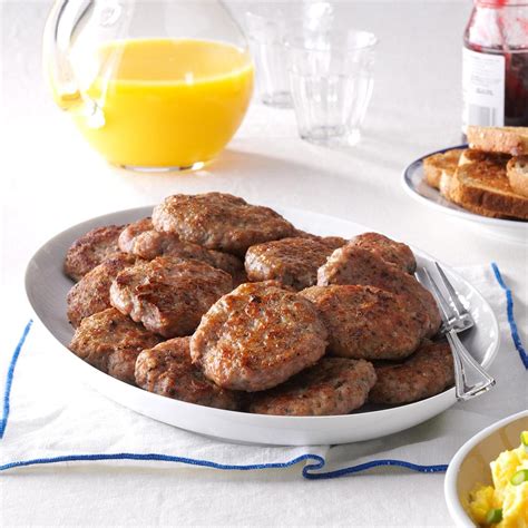 Homemade Breakfast Sausage Patties Recipe | Taste of Home