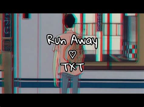 txt - run away (visual lyric video) - YouTube