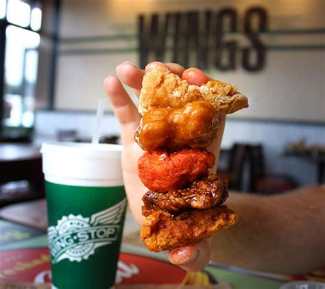 Celebrating national wing day with WingStop boneless wings