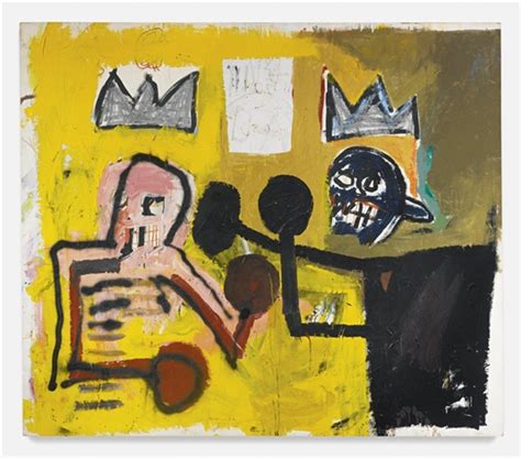 World crown by Jean-Michel Basquiat on artnet