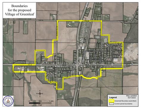 The Proposed Village of Greenleaf Boundaries – Town of Wrightstown ...