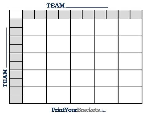 Ncaa Football bcs printable 25 square grid office pool | Football pool, Football squares ...