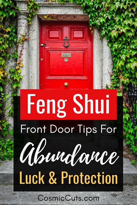 Feng Shui Front Door Tips for Abundance, Luck & Protection | Feng shui front door, Feng shui ...