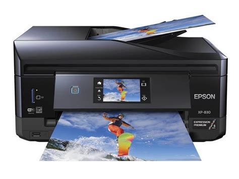 Epson XP-830 Wireless Color Photo Printer Scanner, Copier & Fax ...