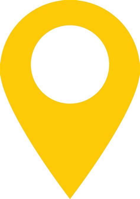 location pin icon. location pin point. yellow location pin symbol. 8142949 Vector Art at Vecteezy