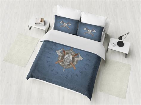 Viking Bedding Set Viking Duvet Cover Set Designer Celtic | Etsy