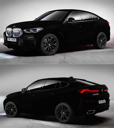 BMW X6 Vantablack is Covered in the Darkest Material on Earth - TechEBlog