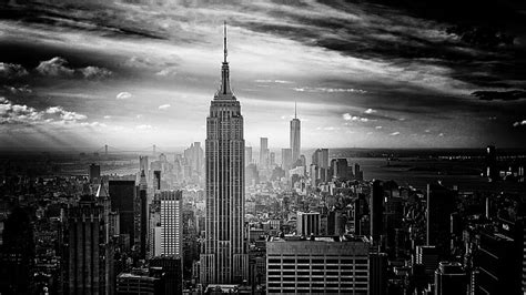 HD wallpaper: black & white, monochrome, photo, photography, new york city | Wallpaper Flare