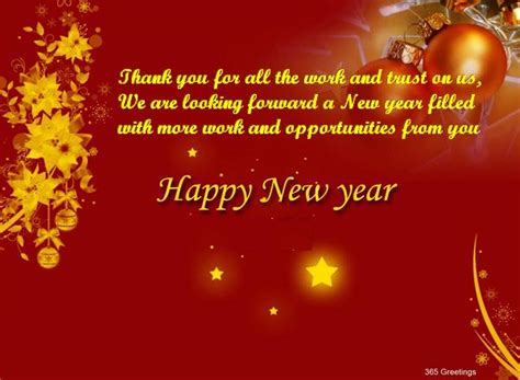 happy new year wishes email business Business new year greetings sample ...