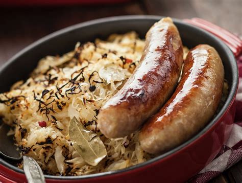 Slow Cooker Sausage and Sauerkraut with Apples | The Smart Slow Cooker