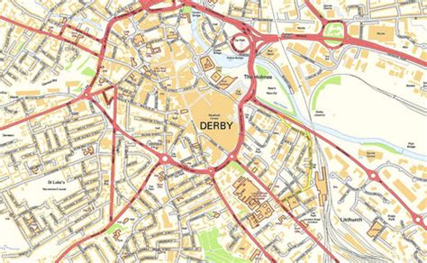 Derby Street Map | I Love Maps