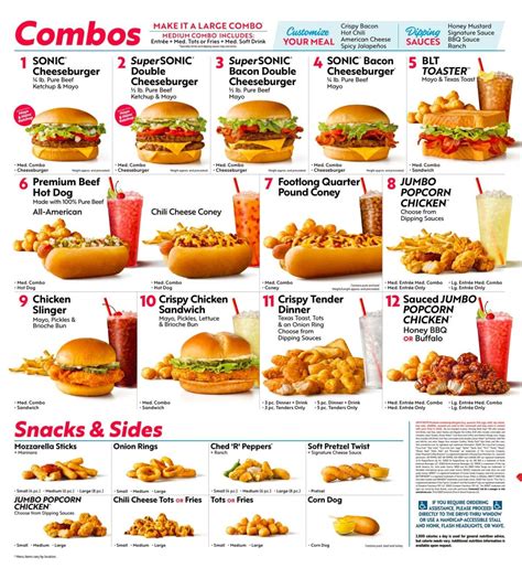 [Updated] Sonic Drive-In Menu Prices USA August 2024 - FH