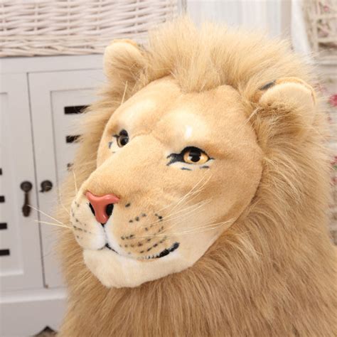 Buy Giant Realistic Lion Plush Stuffed Lion Pillow Kids Animal Toys – FMOME TOYS