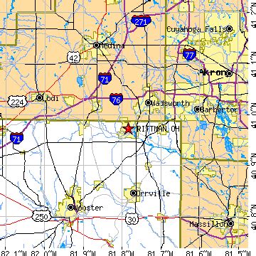 Rittman, Ohio (OH) ~ population data, races, housing & economy