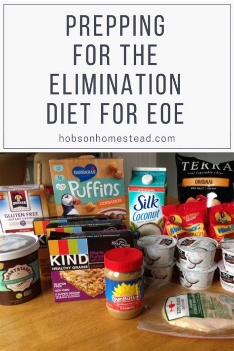 Prepping for the Elimination Diet for EOE | Hobson Homestead