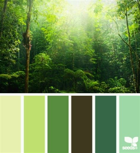 Forest Greens Design Seeds, Colour Pallete, Colour Schemes, Color Combos, Color Palettes, Room ...