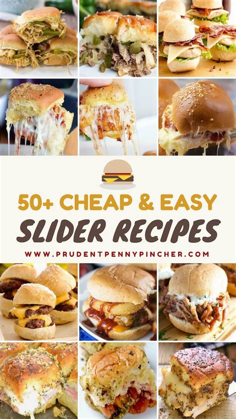 50 Cheap & Easy Slider Recipes - Prudent Penny Pincher