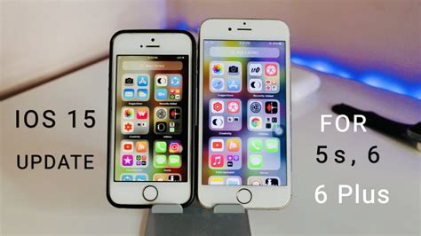 IOS 15 Update for iPhone 6, 6+ and 5s ... Update NOW !! 🔥🔥 - YouTube